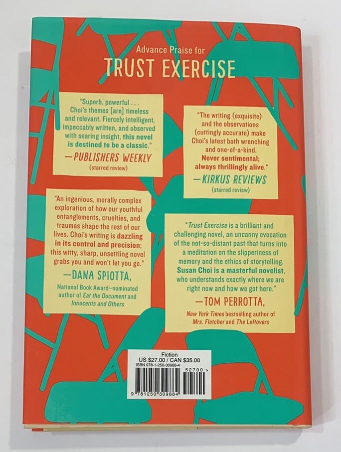 Trust Exercise: A Novel – Hardcover Book By Susan Choi Very Good Condition