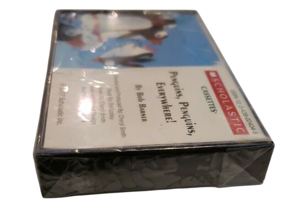 Penguins Penguins Everywhere Audio Cassette Tape Bob Barner Scholastic Books