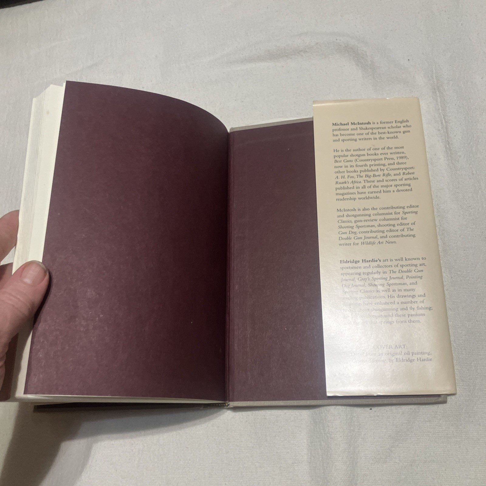 Shotguns And Shooting By Michael McIntosh, Hardcover And Dust Jacket