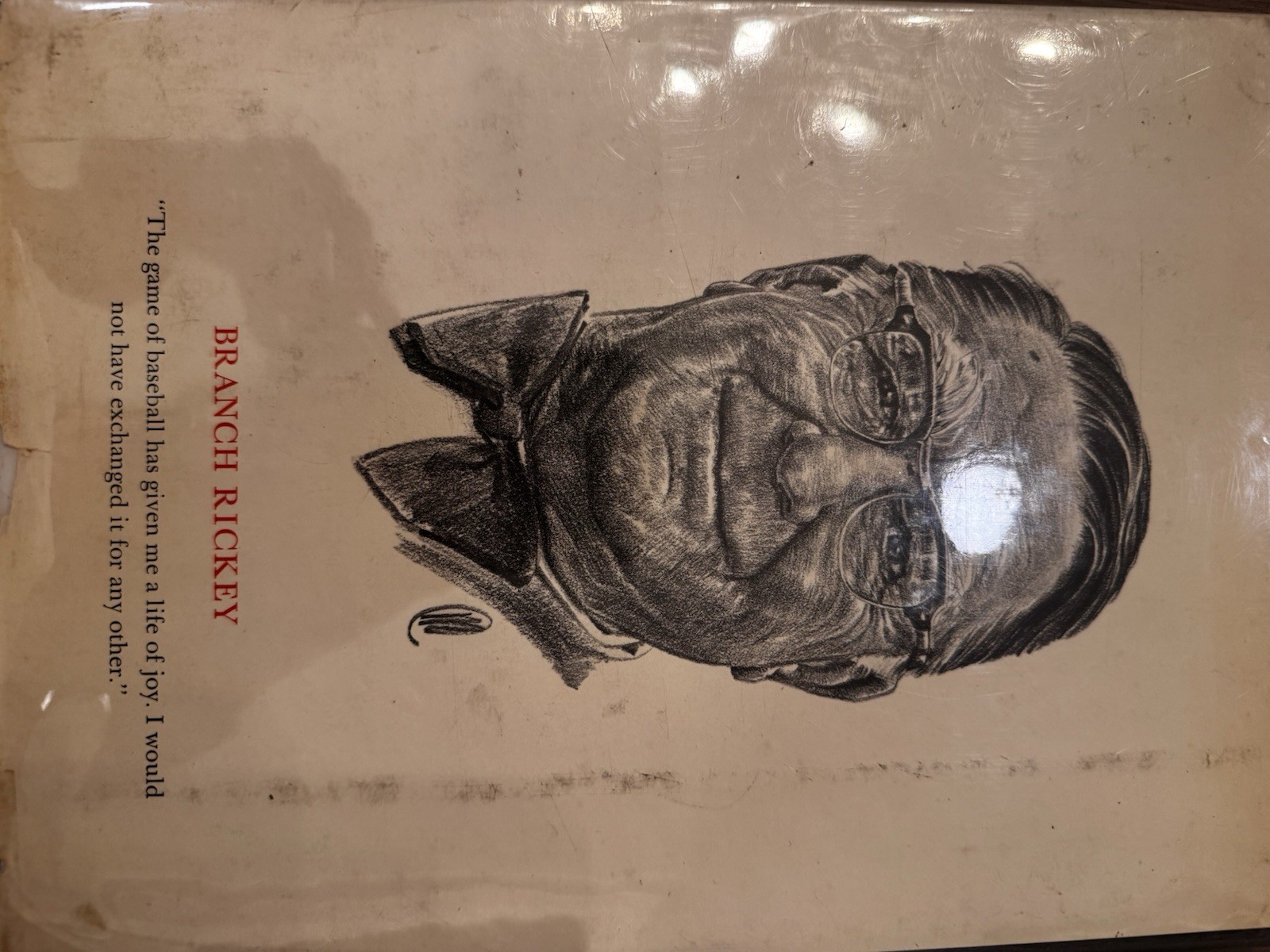 American Diamond Branch Rickey Robert Riger 1965 First Printing Baseball Book DJ