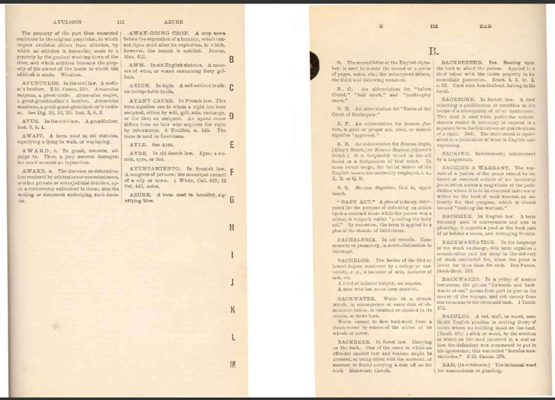 Black’s Law Dictionary, First Edition (1st Edition 1891) – PDF E-Book on CD-ROM