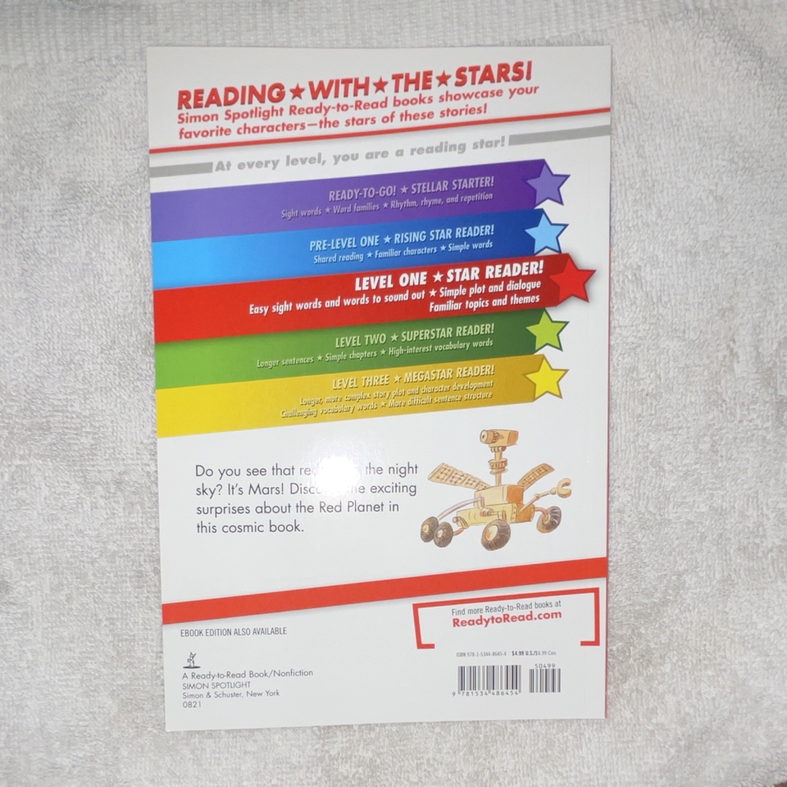 Marion Dane Bauer Our Universe Ser. Mars Ready-to-Read Level 1 PB 2021 Ages 4-8
