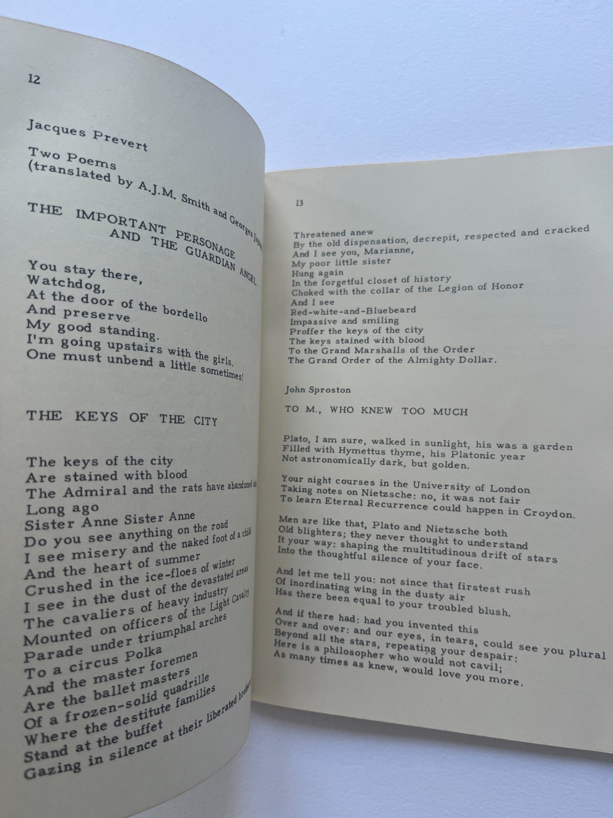 CIV/n 6 ~ 1954 ~ Charles Olson ~ Creeley ~ Irving Layton RARE literary magazine