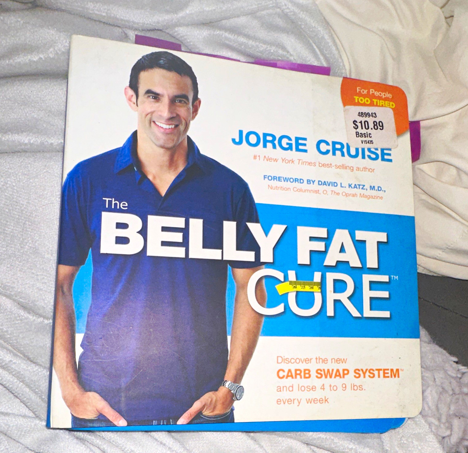 The Belly Fat Cure Jorge Cruise Spiral Bound Diet & Nutrition Weight Loss