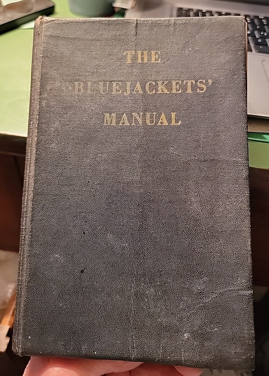 1950 Hardcover The Bluejackets Manual 14th Edition by Naval Institue 828 pages
