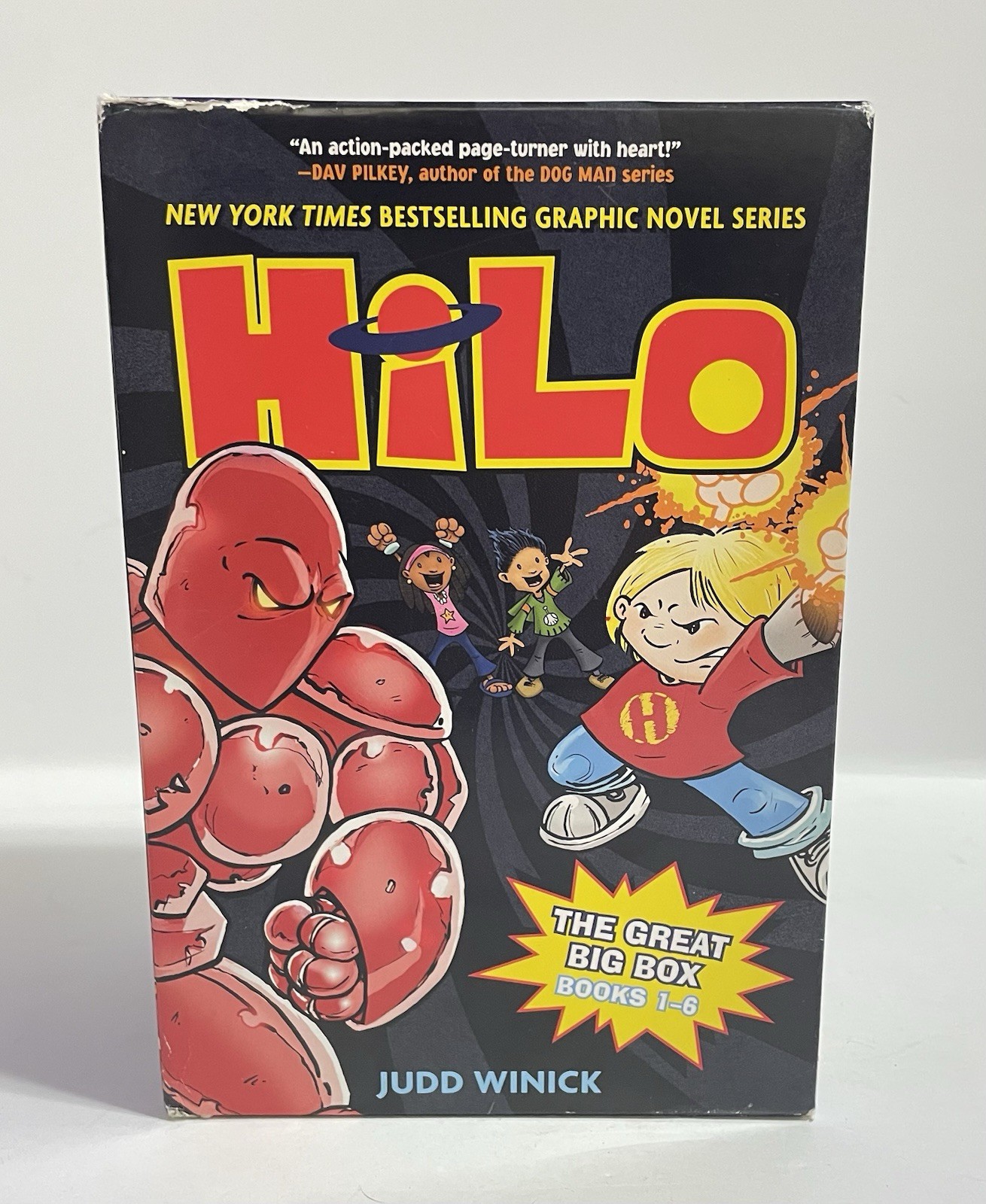 Hilo The Great Big Box Set Books 1-6 Hardcover Graphic Novel Judd Winick Comic
