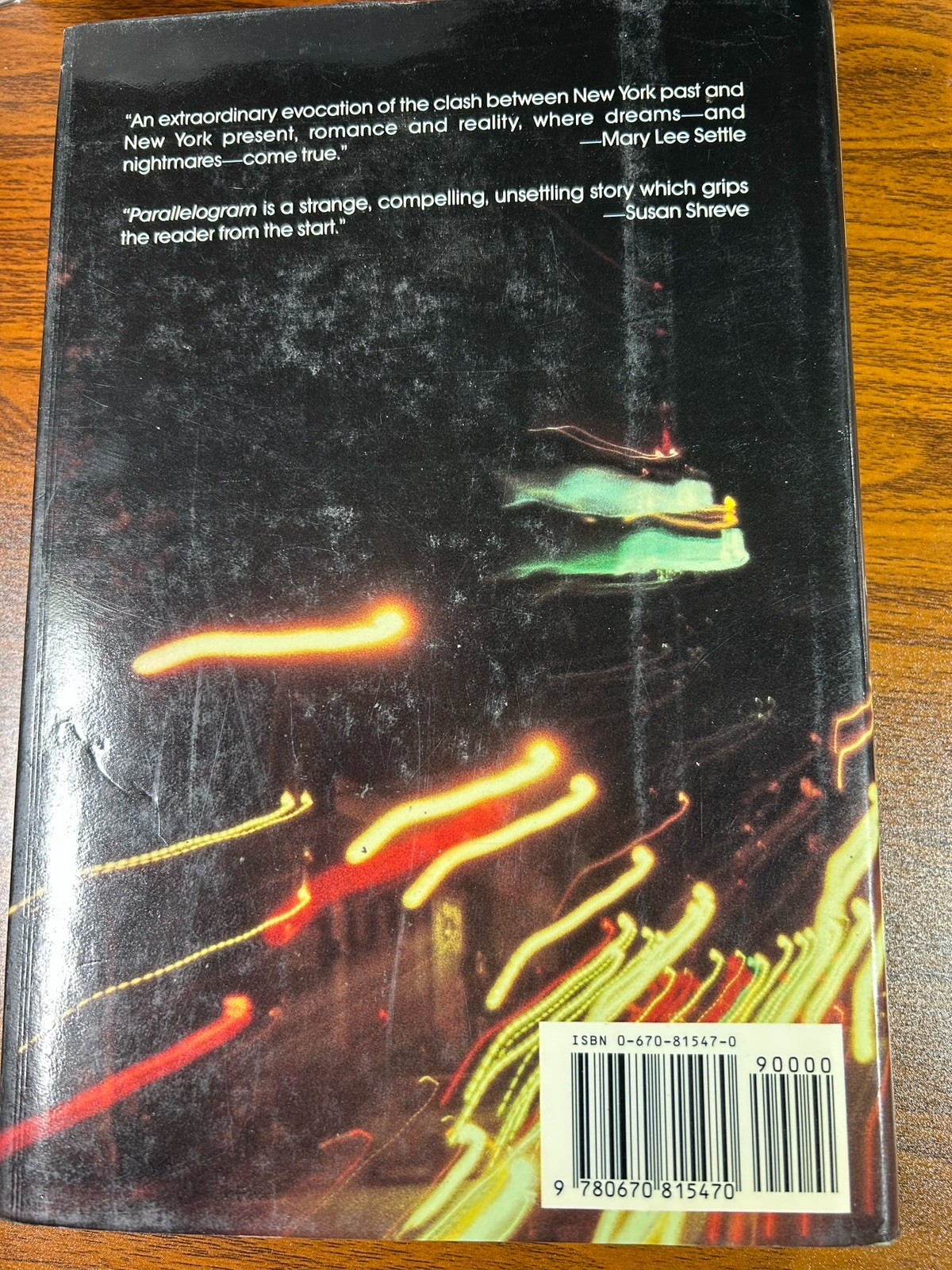 PARALLELOGRAM By Thomas M. Caplan 1987 ist Edition VTG