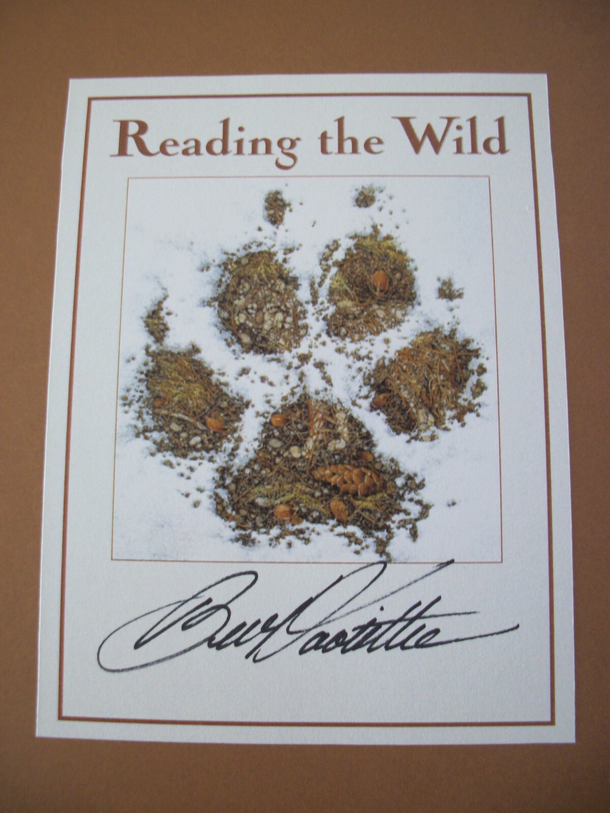 Bev Doolittle Book – Reading the Wild by Elise Maclay – First Edition – SIGNED