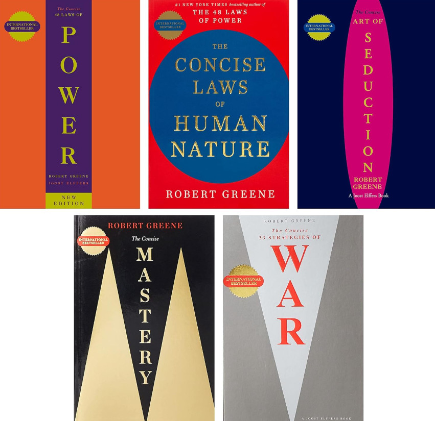 Robert Greene Collection 5 Books Set – [CONCISE] Seduction, Power