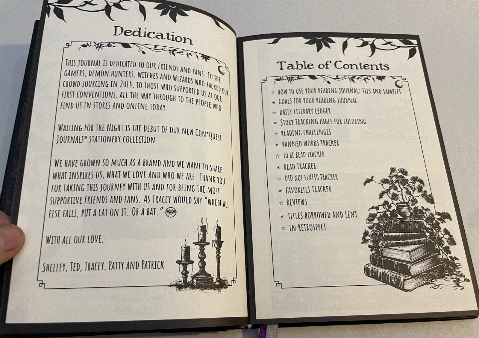 Waiting For The Night My Reading Journal 150 Pages Reading Journal Con Quest
