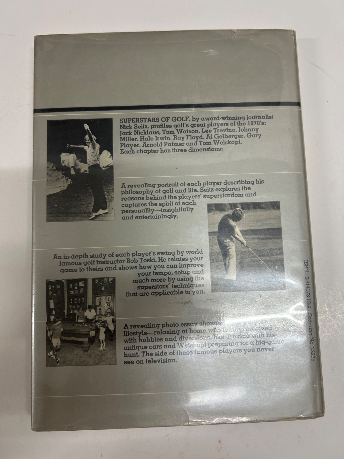 2 Vintage Golf Books “The Swing” 2001 &”Super-Stars of Golf” 1978