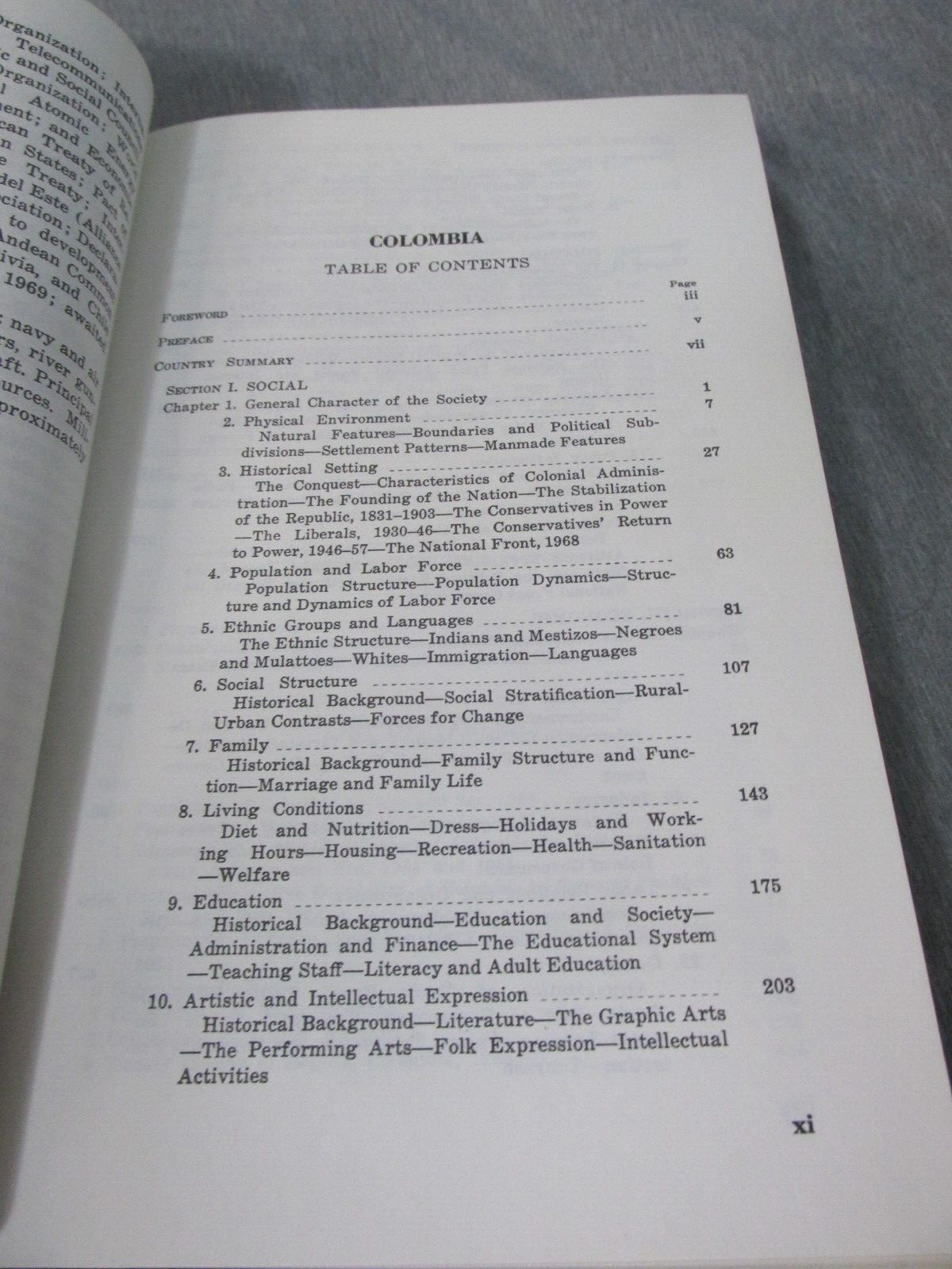 AREA HANDBOOK FOR COLOMBIA 1970 DA PAM 550-26 Hardback