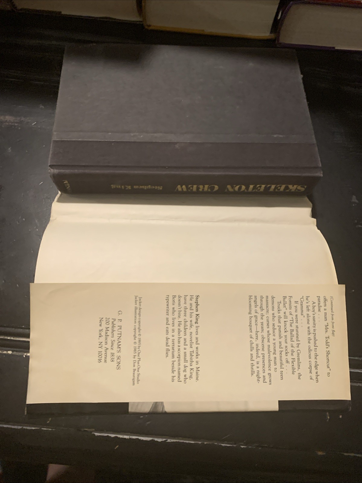 Skeleton Crew by Stephen King (1985, Hardcover) Gutter Code HB1R
