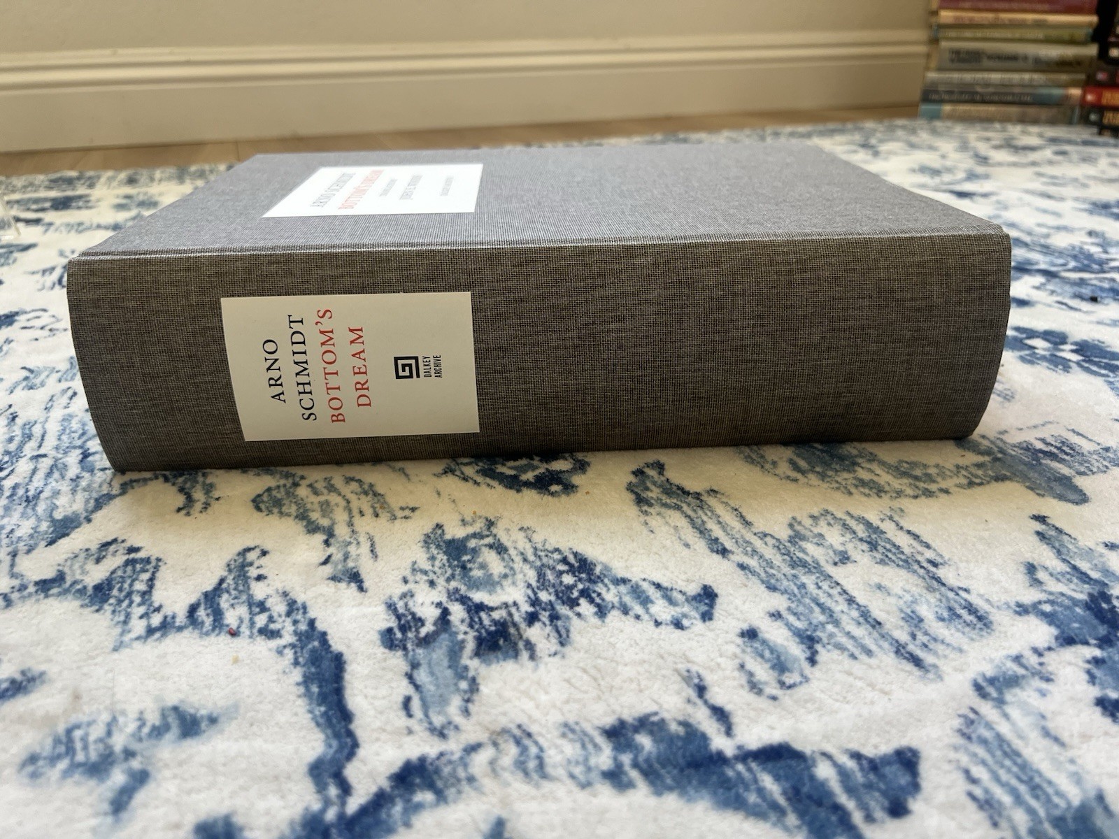 Arno Schmidt Bottom’s Dream, Translated by John E. Woods, Published by Dalkey