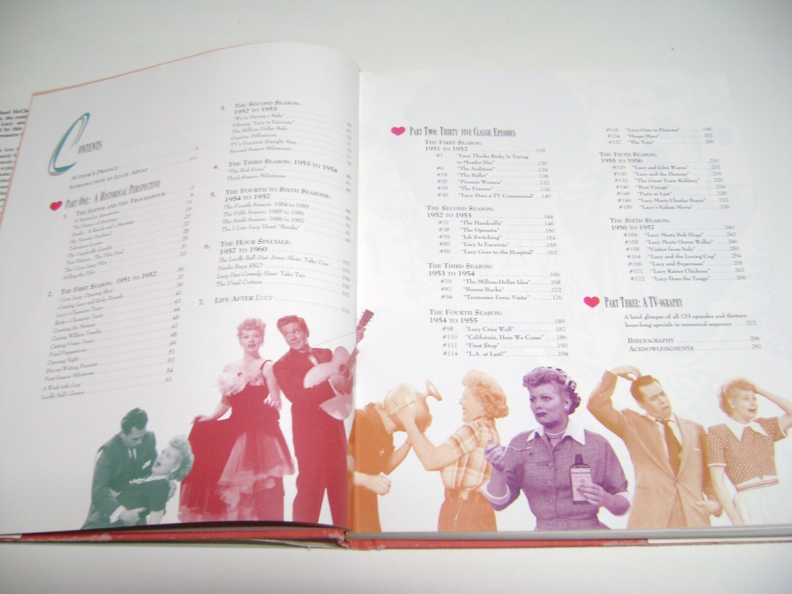 HUGE 1995 Time Warner Hardcover Book, I LOVE LUCY, First Printing, 248 pages