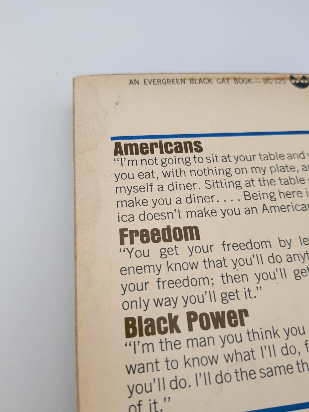 1st Edition / 1st Printing – 1966 MALCOLM X SPEAKS by Evergreen Black Cat – RARE