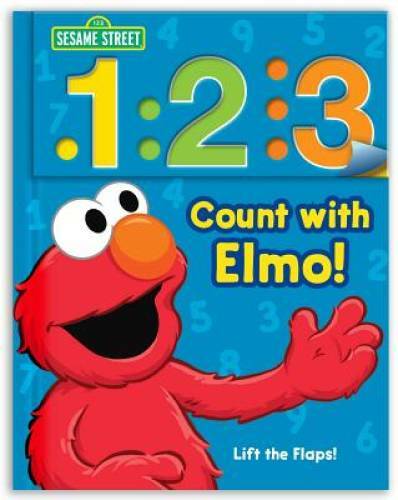 Sesame Street: 1 2 3 Count with Elmo!: A Look, Lift, & Learn Book (1) (Lo – GOOD