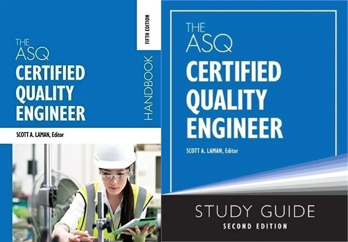 ASQ CERTIFIED QUALITY ENGINEER & ASQ STUDY GUIDE ( 2 BOOKS PAPERBACK OFFER