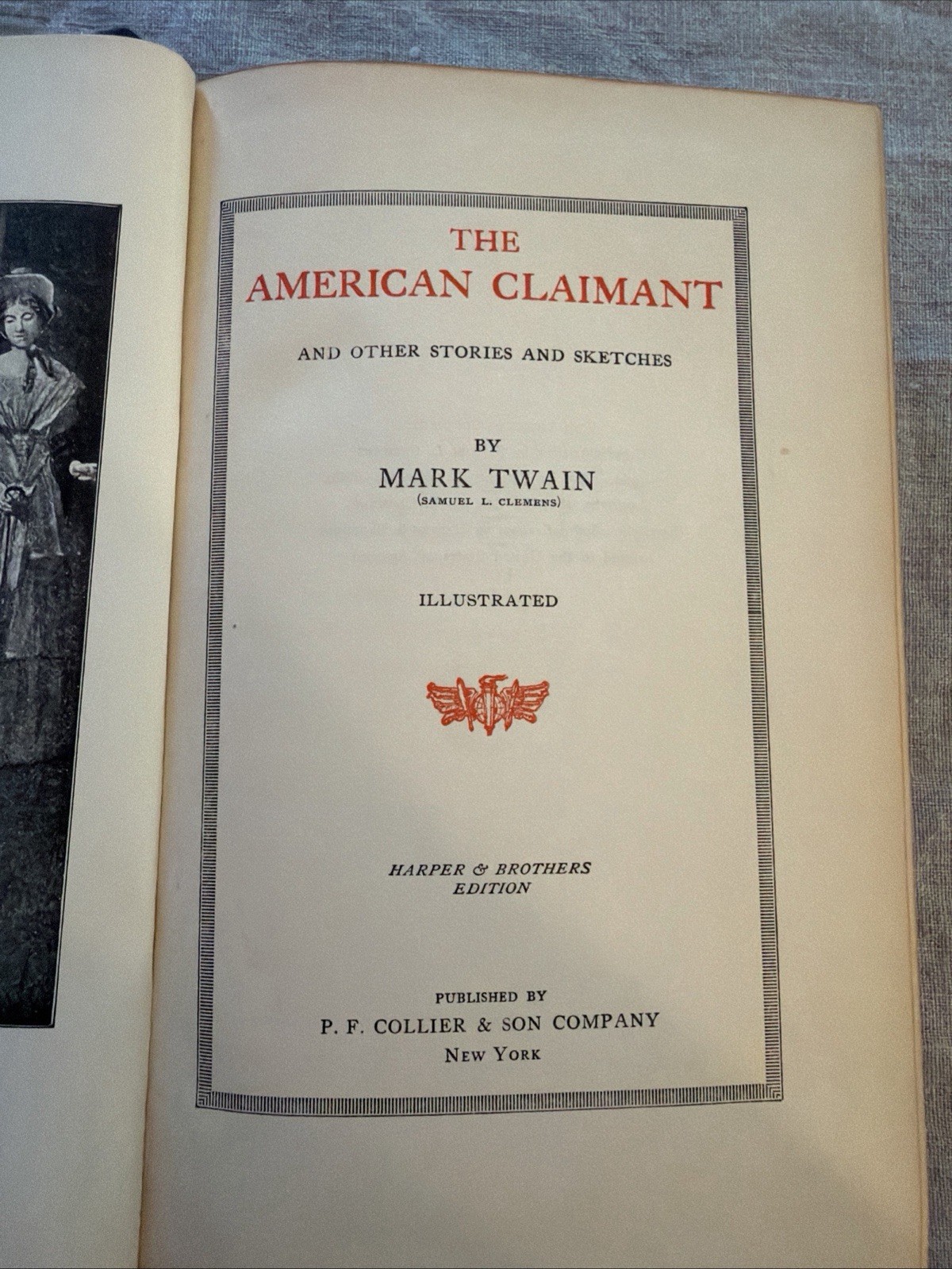 Mark Twain Collection, Harper & Brothers Edition, Collier, 10 volumes, E-75 1917