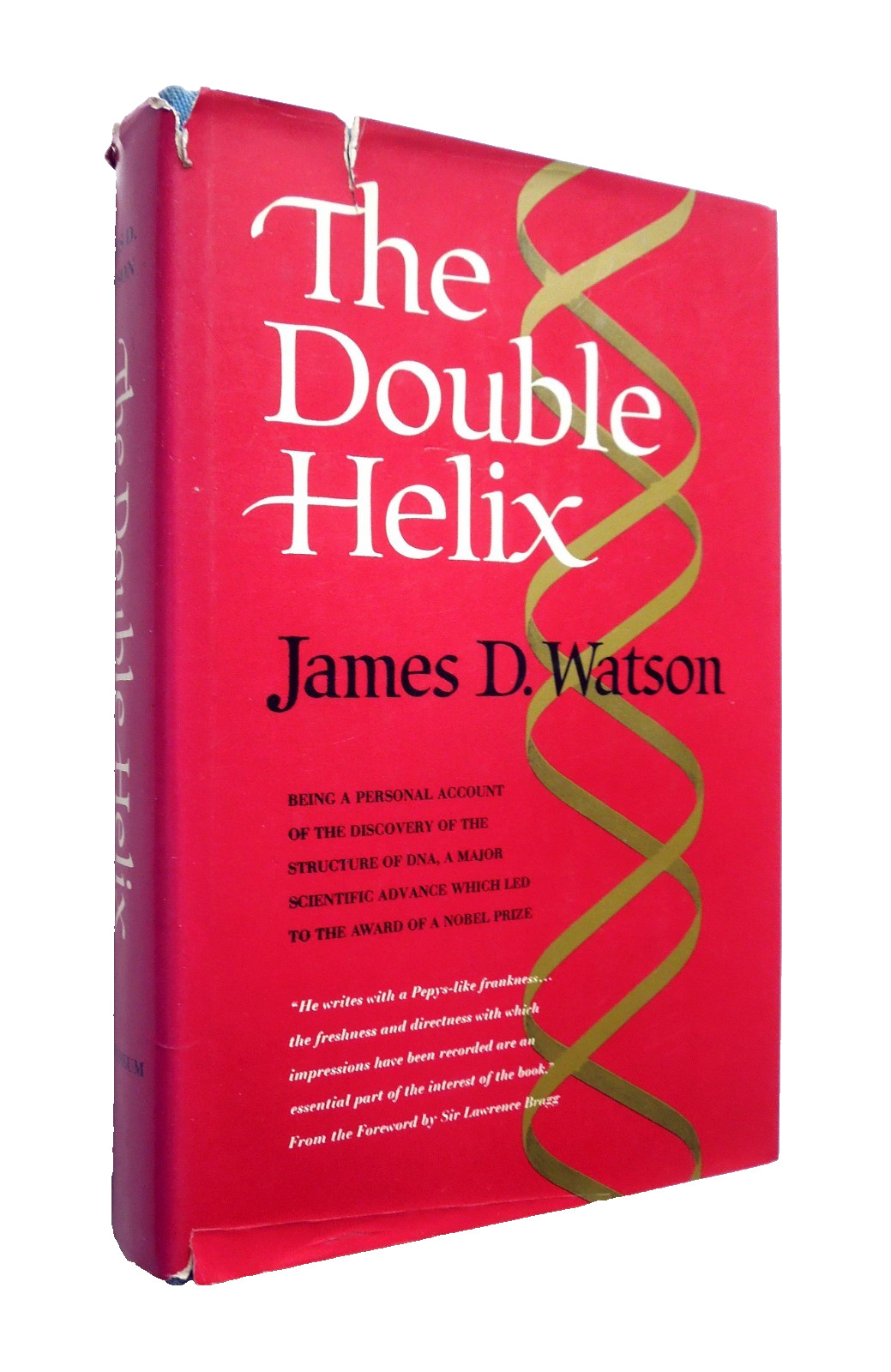 The Double Helix – James D. Watson, 1968 hc w/dj, Atheneum