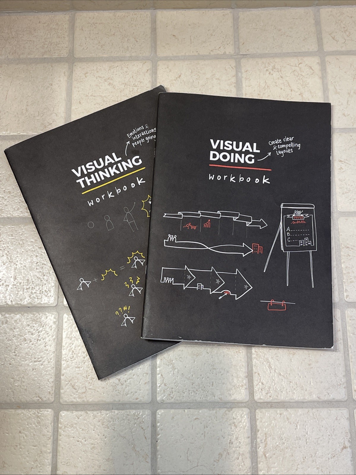 Visual Doing and Visual Thinking Workbooks by Brand Willemien, No Marks On Pages