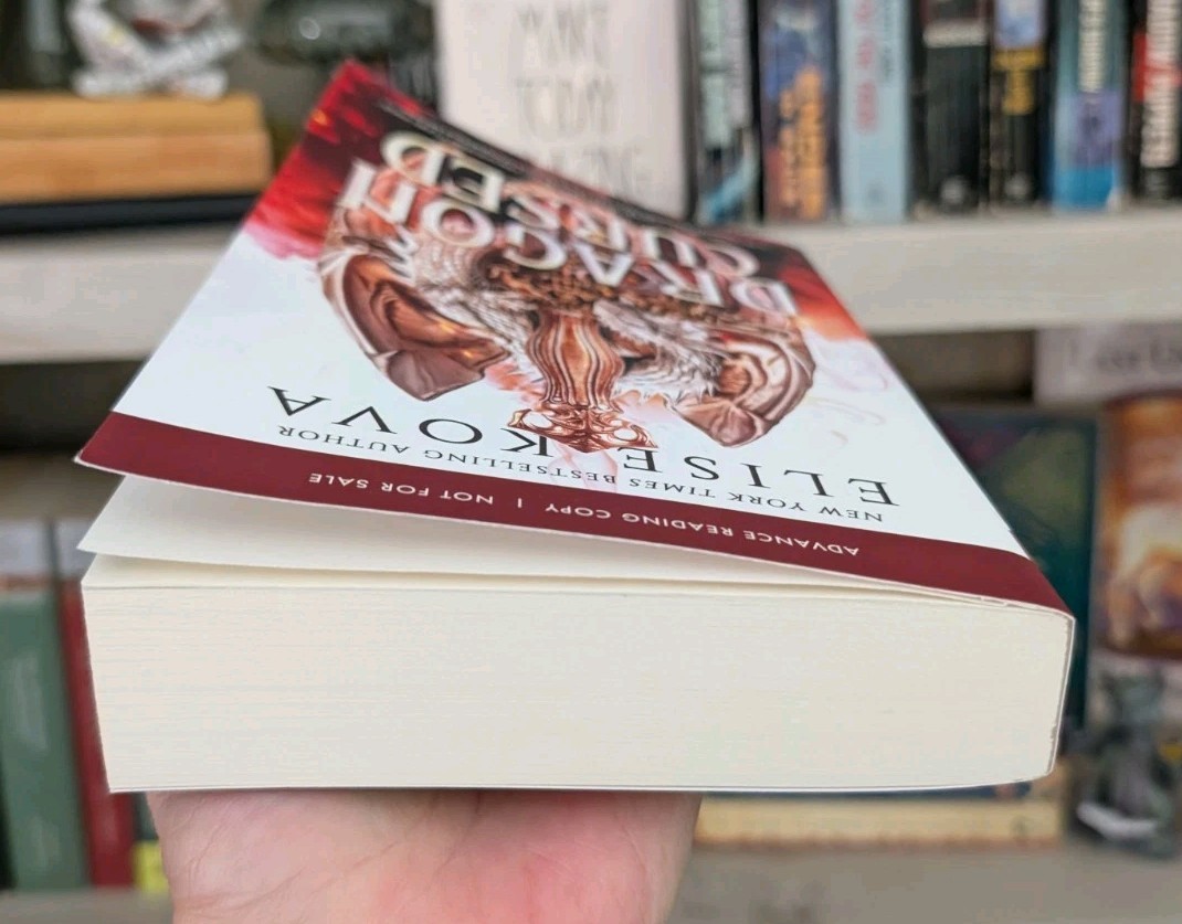 Dragon Cursed ARC by Elise Kova Uncorrected Proof, Romantasy