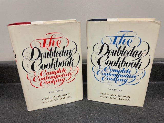 Vintage DOUBLEDAY COOKBOOK VOL. 1 & 2 Complete Contemporary Cooking 1975 HC w/DJ