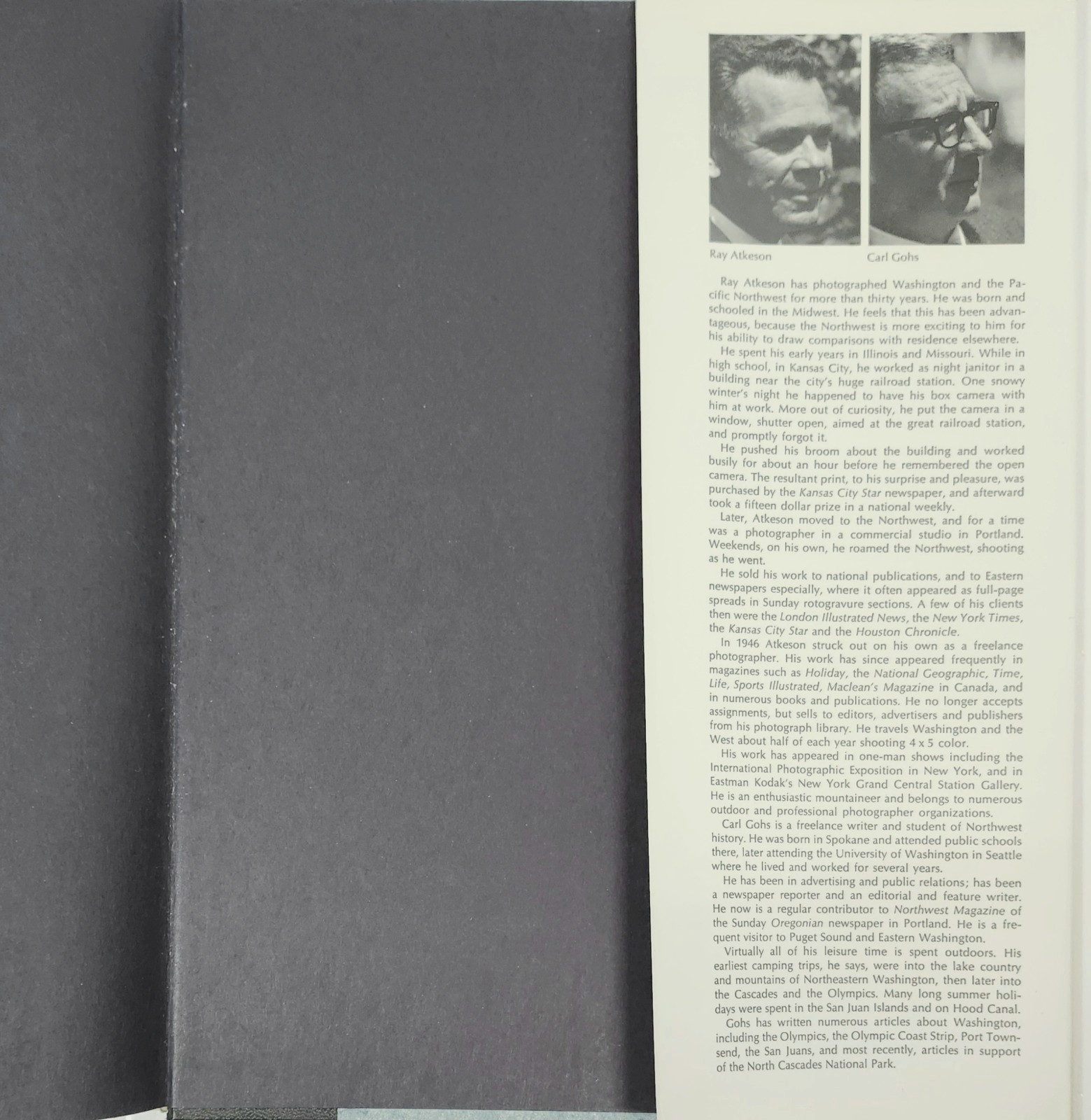 Two Vols: Washington & Washington II–VTG Photography & History by Ray Atkeson