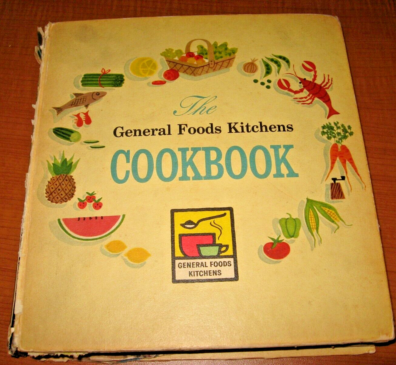 VTG Recipes 1959 1st Print The General Foods Kitchen Cookbook Cook Book HC +