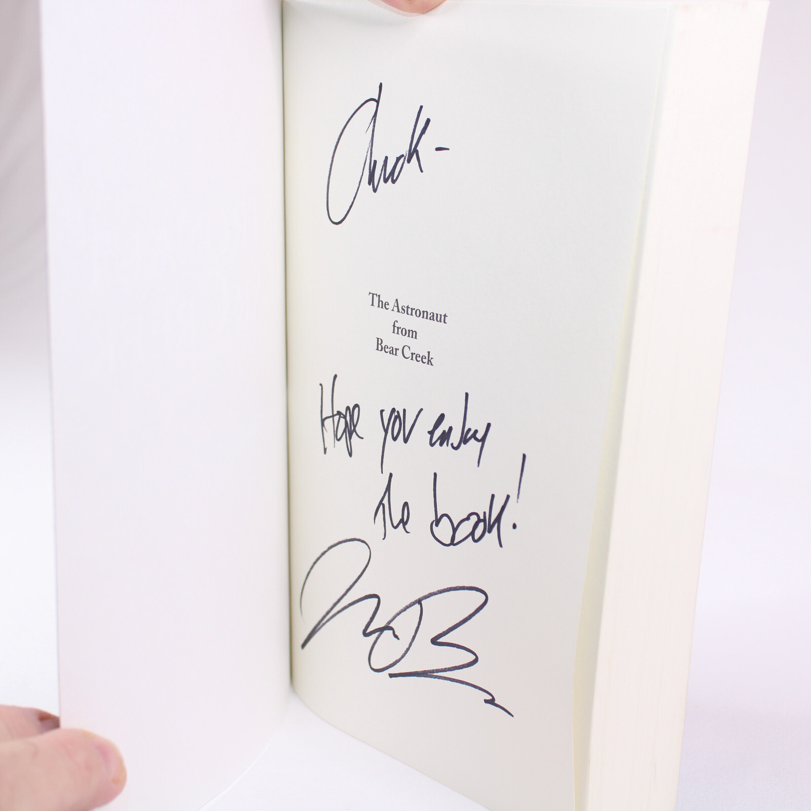 SIGNED THE ASTRONAUT FROM BEAR CREEK By Nick Allen Brown 2015 Trade Paperback