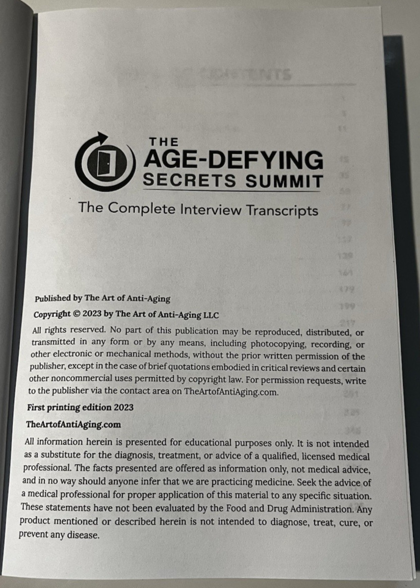 Age-Defying Secrets Summit-The Most Powerful Healthy Aging and Longevity Steps