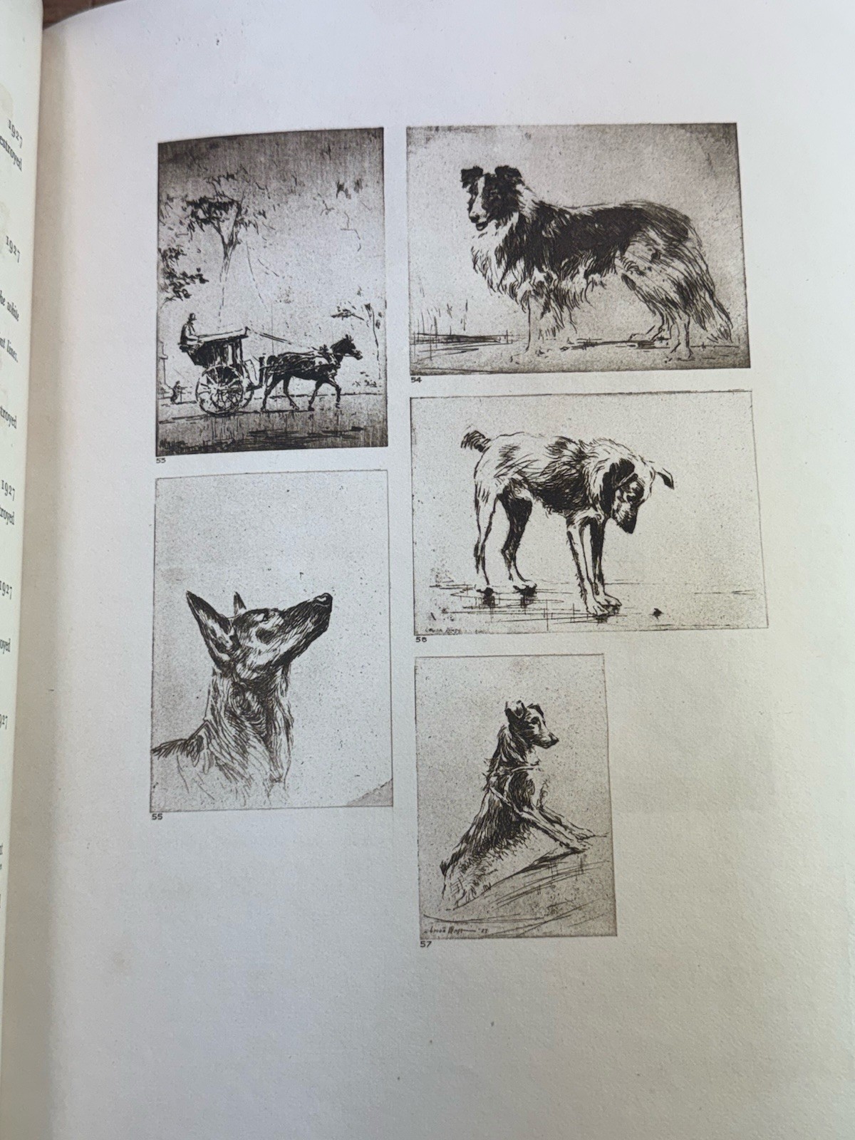 Original First Edition 1930 Etchings of Levon West Limited Edition (# 321) NICE!