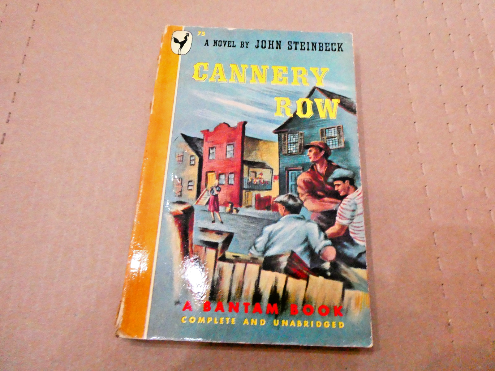 Cannery Row by John Steinbeck – VINTAGE 1947 BOOK (A Bantam Book)