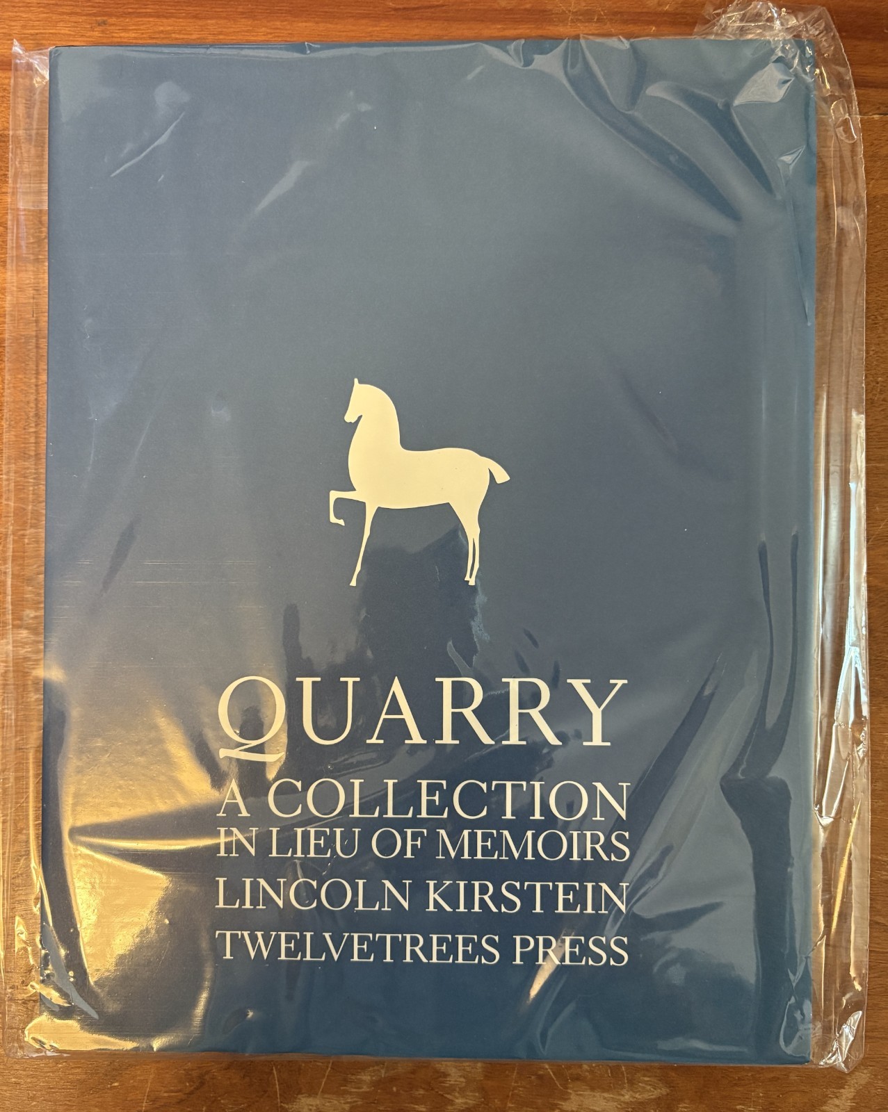 Quarry: A Collection in Lieu of Memoirs Lincoln Kirstein HC 1986 Art Unopened