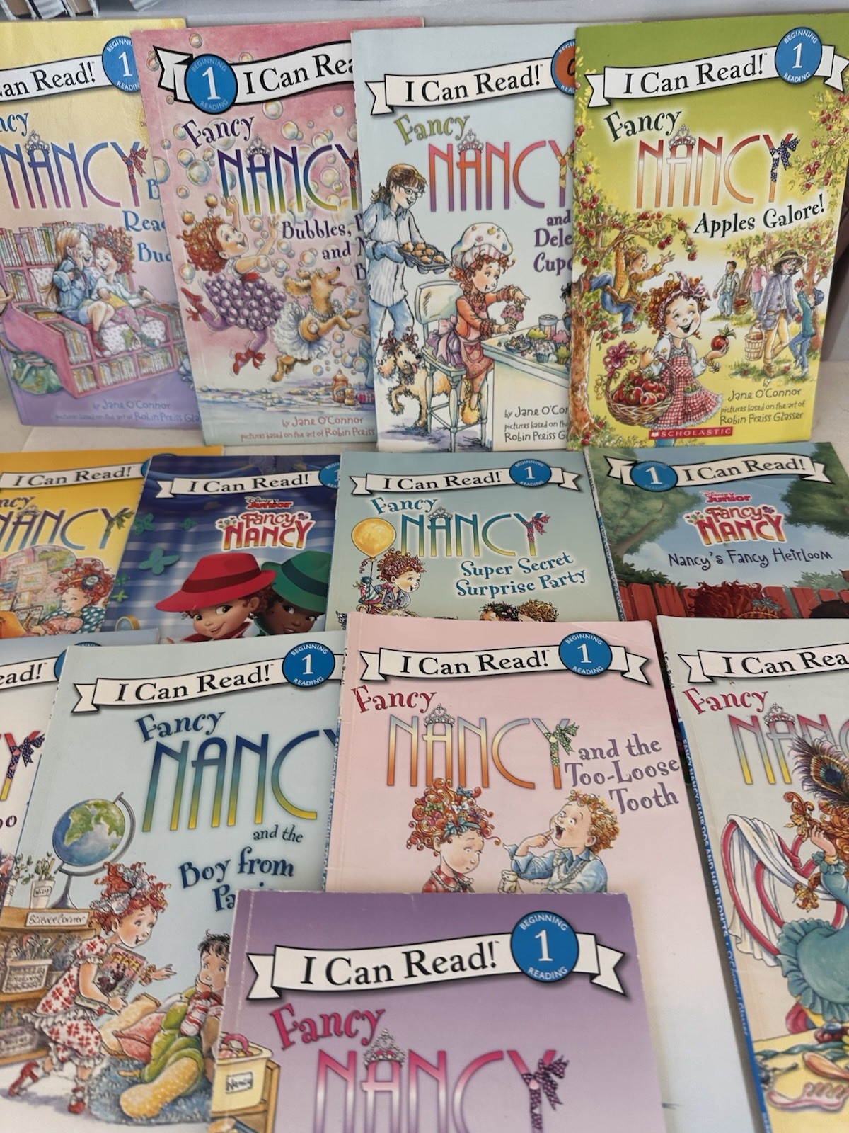 13 FANCY NANCY I Can Read LEVEL 1 Reader Book Lot (650)