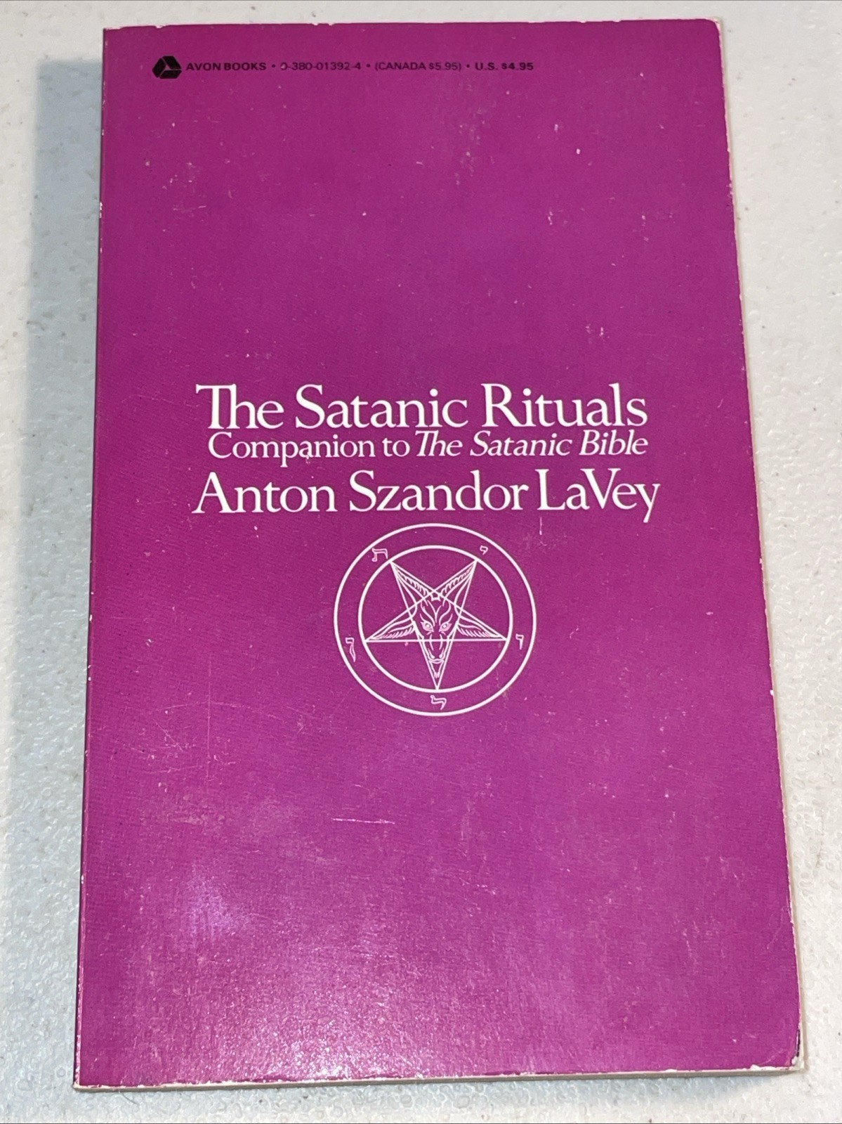 The Satanic Rituals Companion Bible Anton LaVey 1st 14th Printing 1972 Vintage