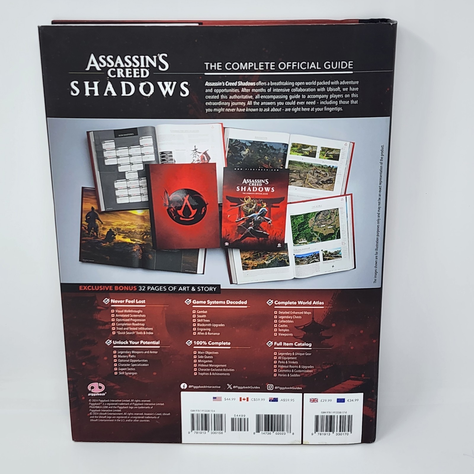 Assassin’s Creed Shadows – The Complete Guide: Collector’s Edition Hardcover, F