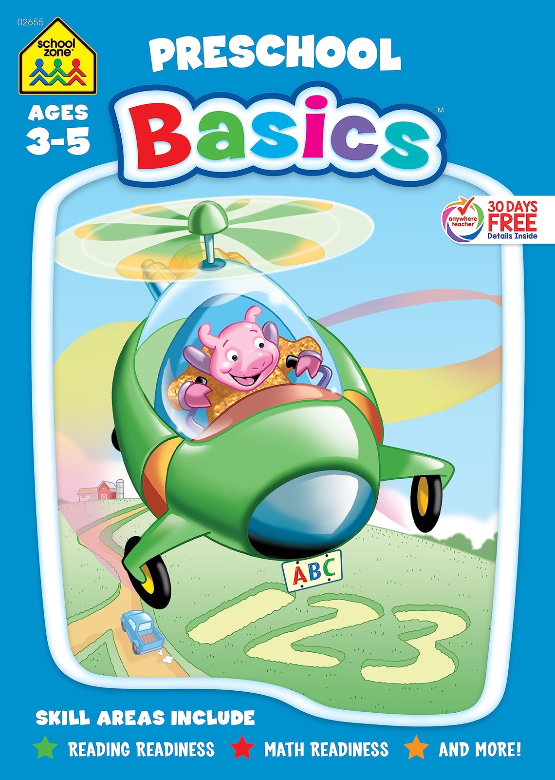 School Zone Preschool Basics Workbook: 96 Pages, Pre-K, Preschool Readiness,…