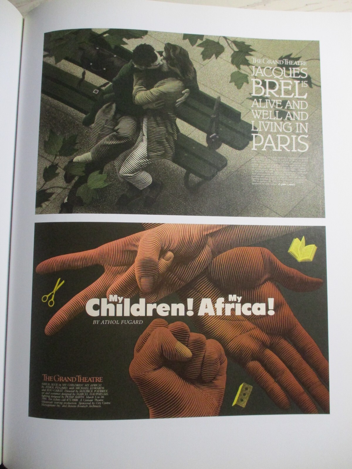 A Fine Line – Scratchboard Illustrations by Scott McKowen HC DJ Signed