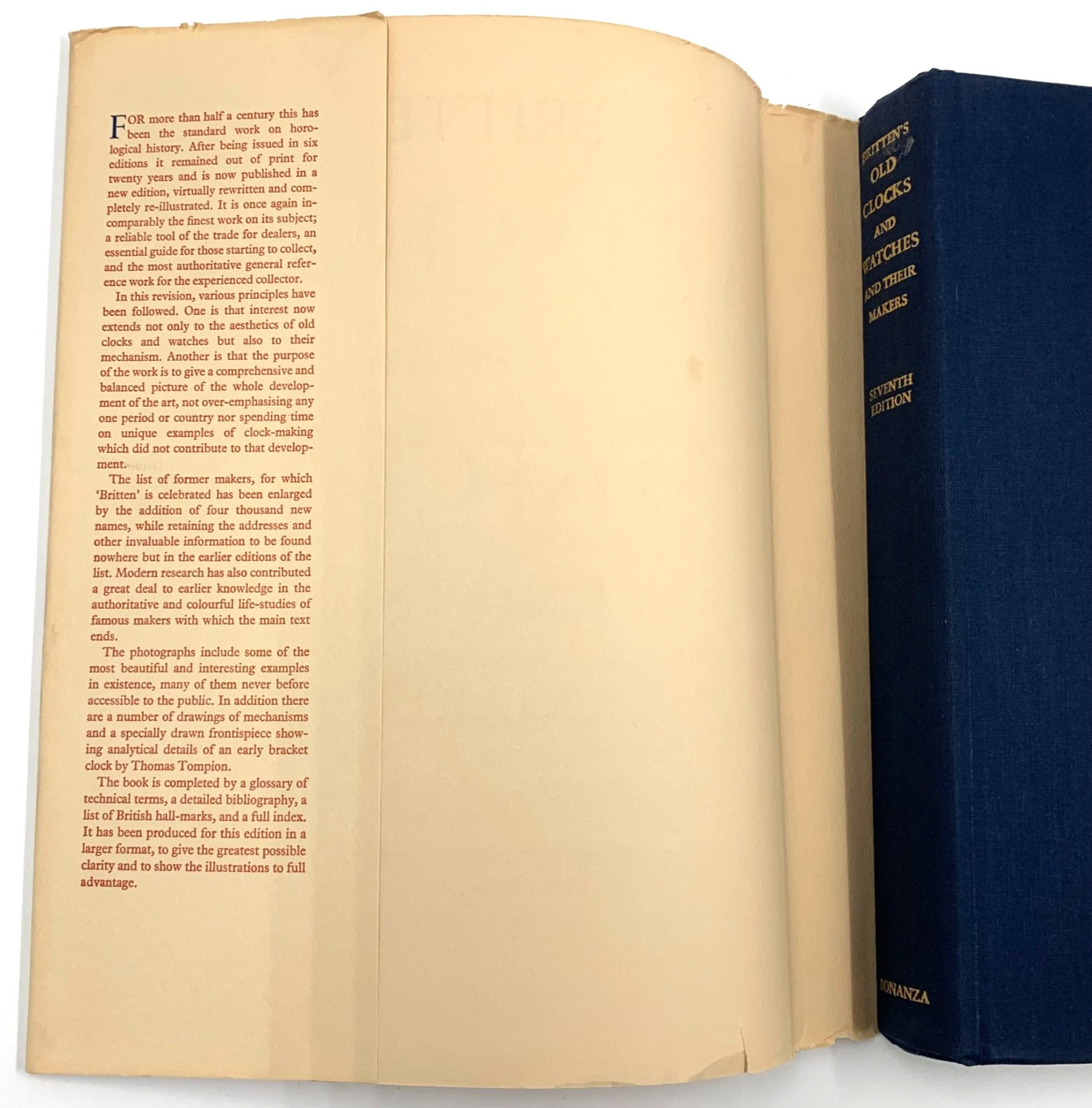 Britten’s Old Clocks and Watches and Their Makers – 7th Edition by G. H. Baillie