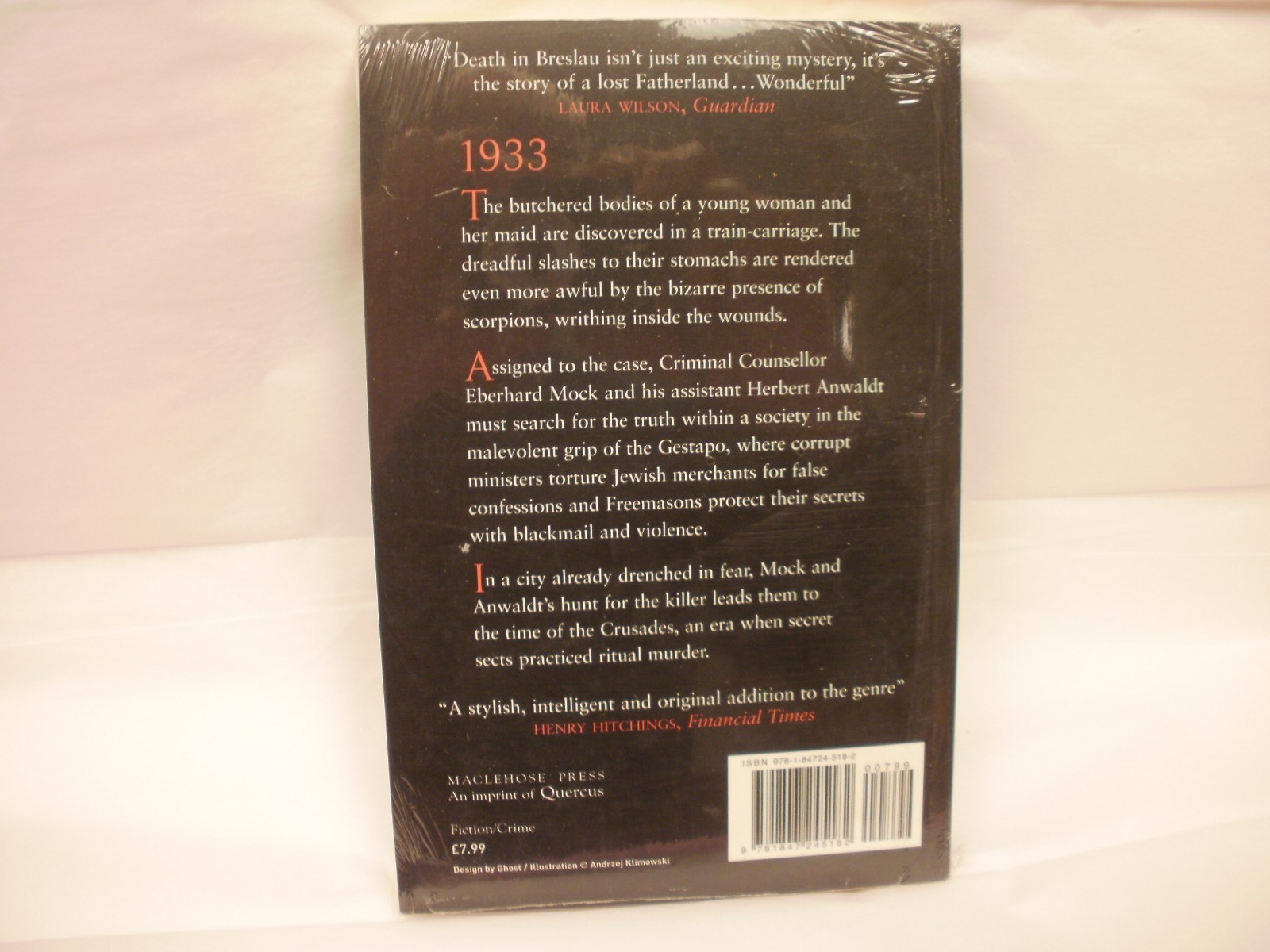 Death in Breslau, Marek Krajewski NEW & SEALED Eberhard Mock Investigation MINT