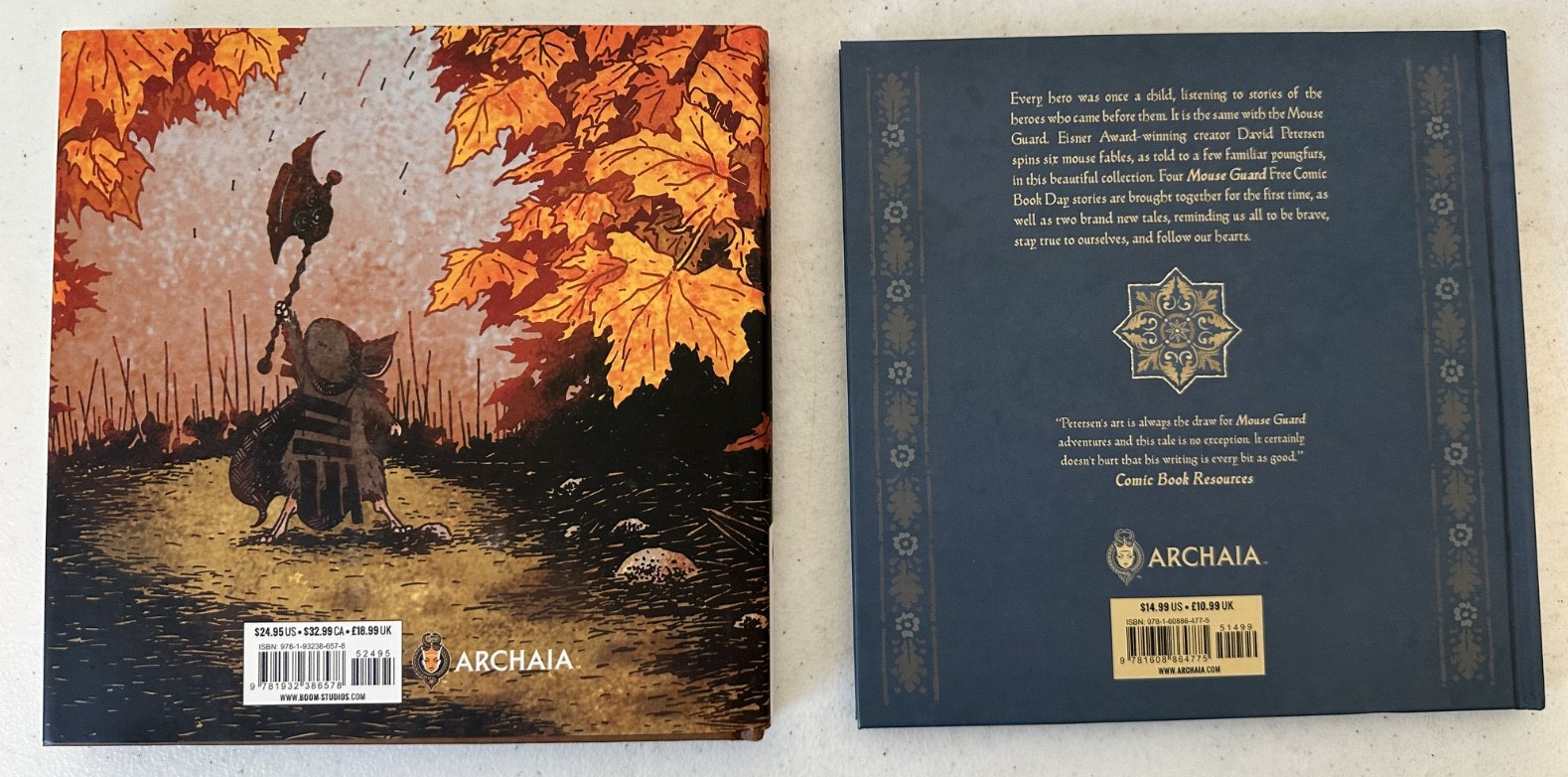 Mouse Guard Fall 1152 Baldwin the Brave Other Tales SIGNED David Petersen sketch