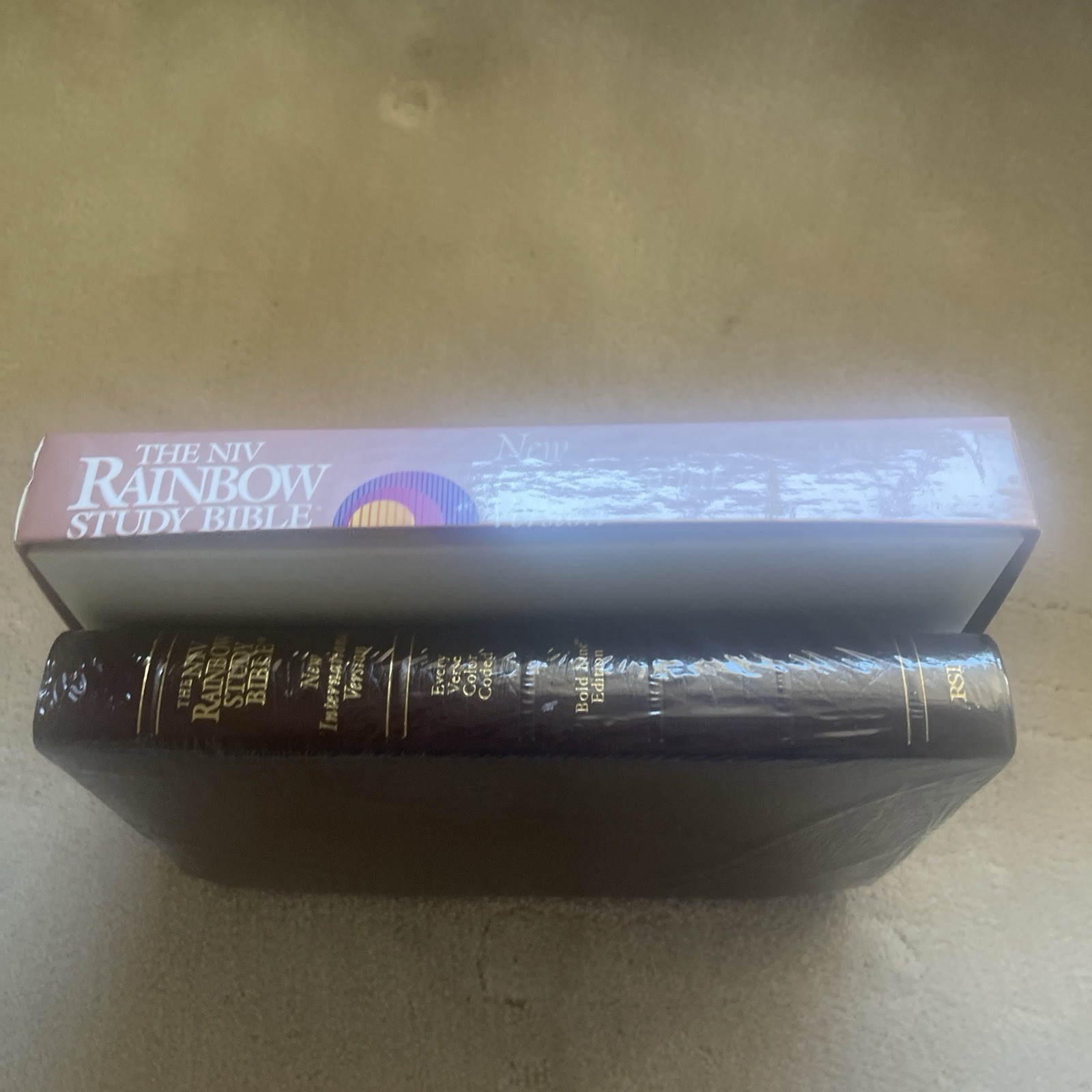 Rainbow Study Bible New International Version NIV Bonded Leather Bold line NEW