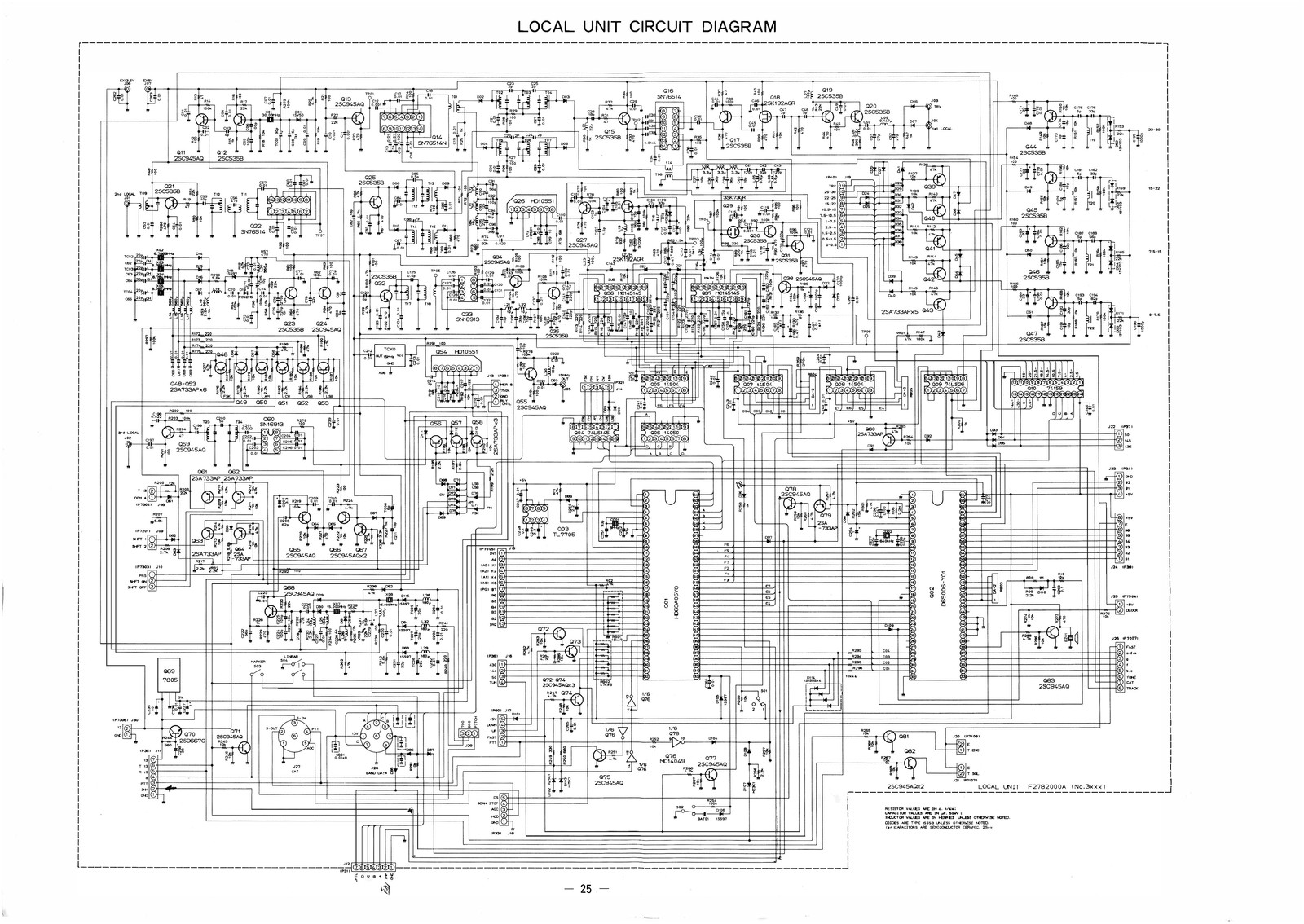 YAESU FT-767GX Transceiver Service Manual – BOUND – COVERS – XL FOLDOUT PAGES