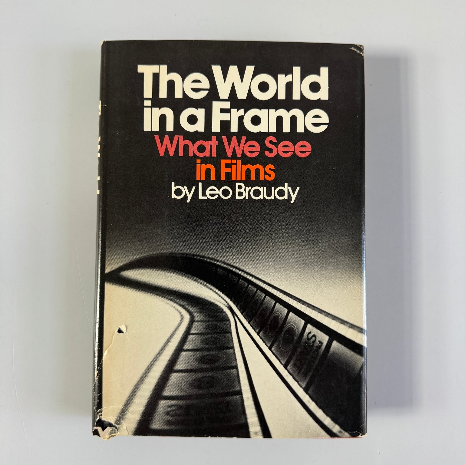 The World in a Frame Leo Braudy 1976 1st Edition Film Criticism Anchor Press ARC