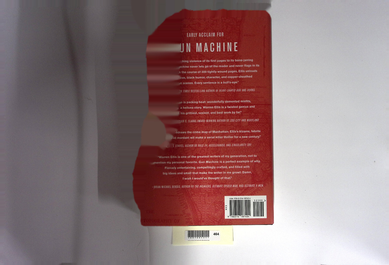 Gun Machine by Warren Ellis – Like New BRY00464