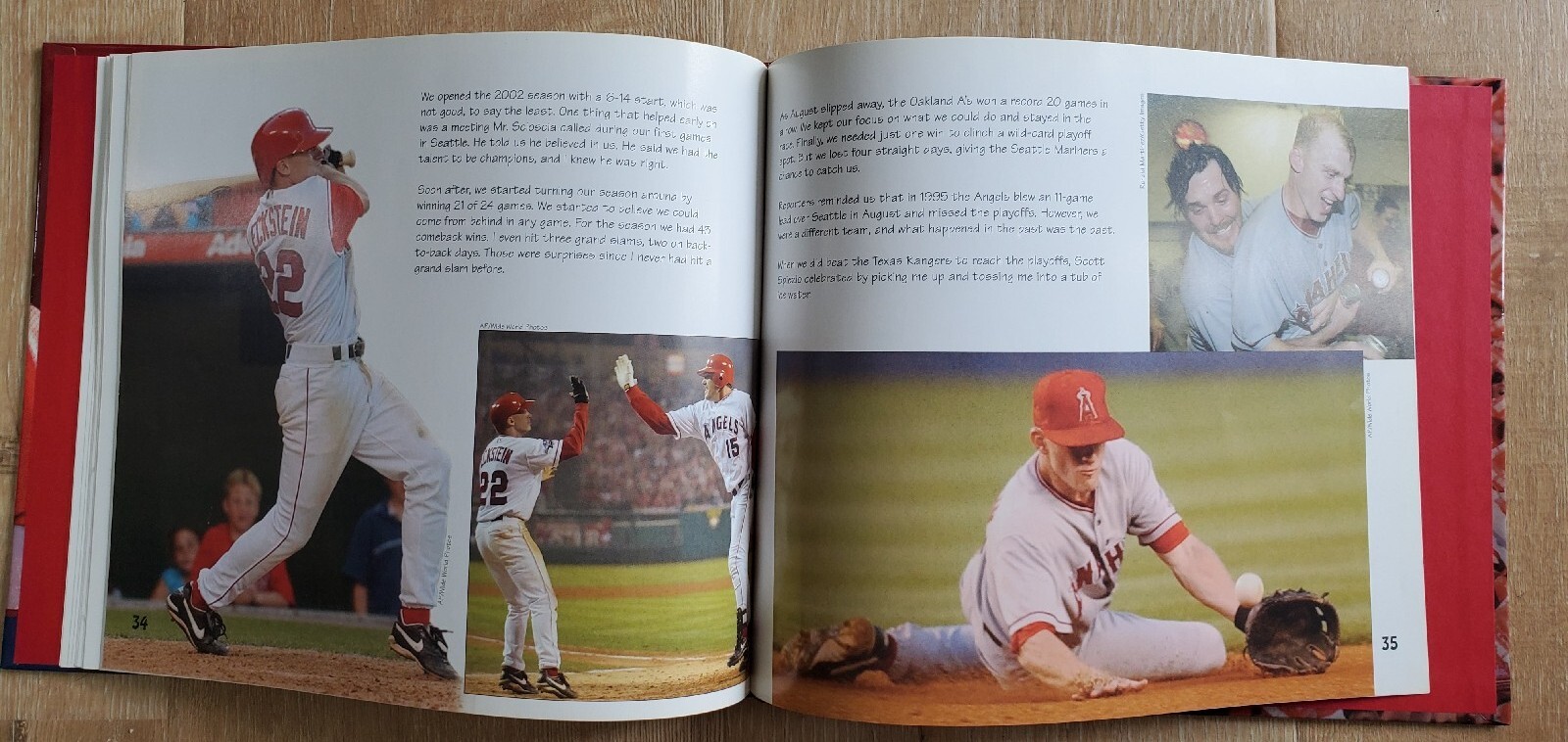 HAVE HEART David Eckstein with Greg Brown 2003 HC Los Angeles Anaheim Angels