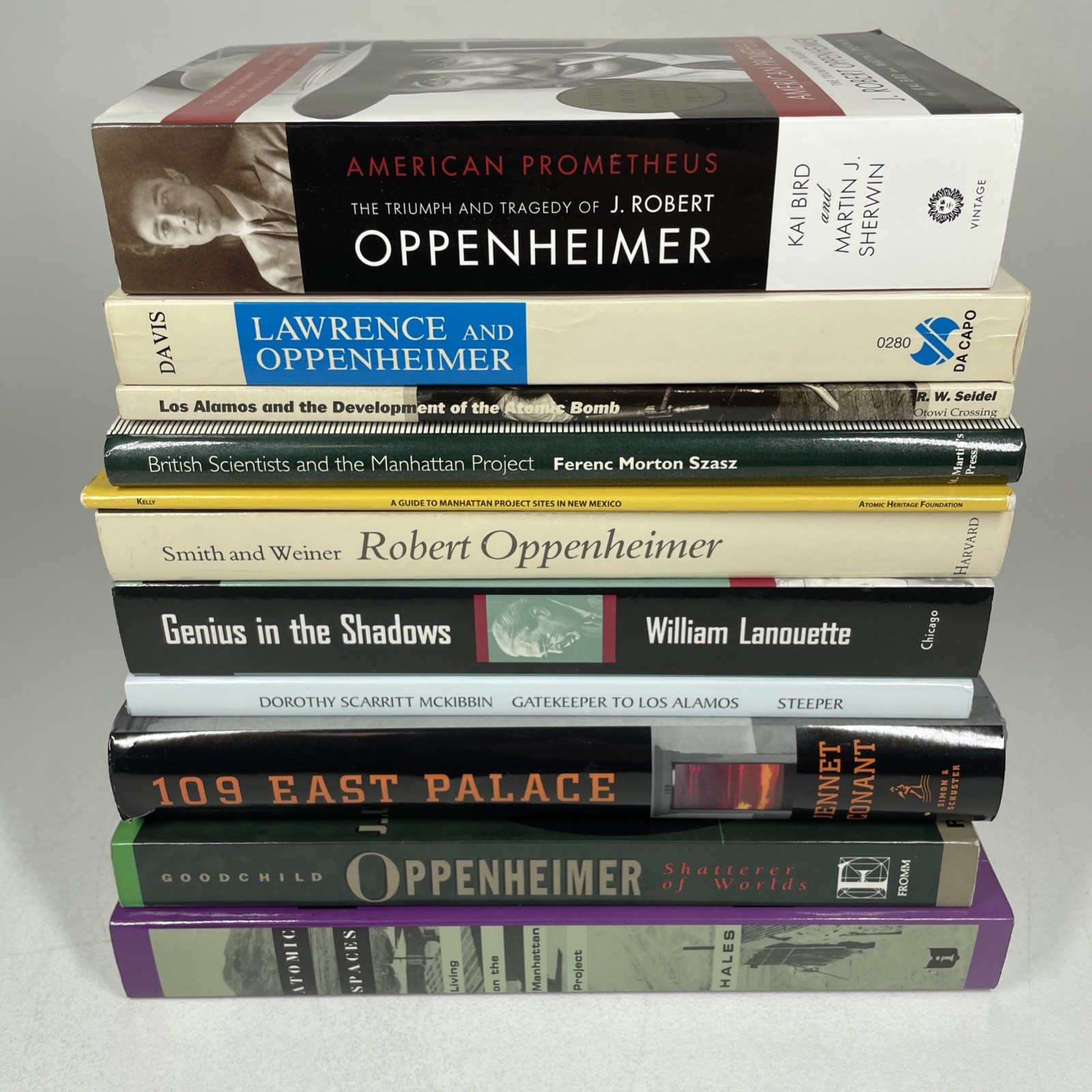 Oppenheimer Atomic Bomb Book LOT of 11 Manhattan Los Alamos History New Mexico