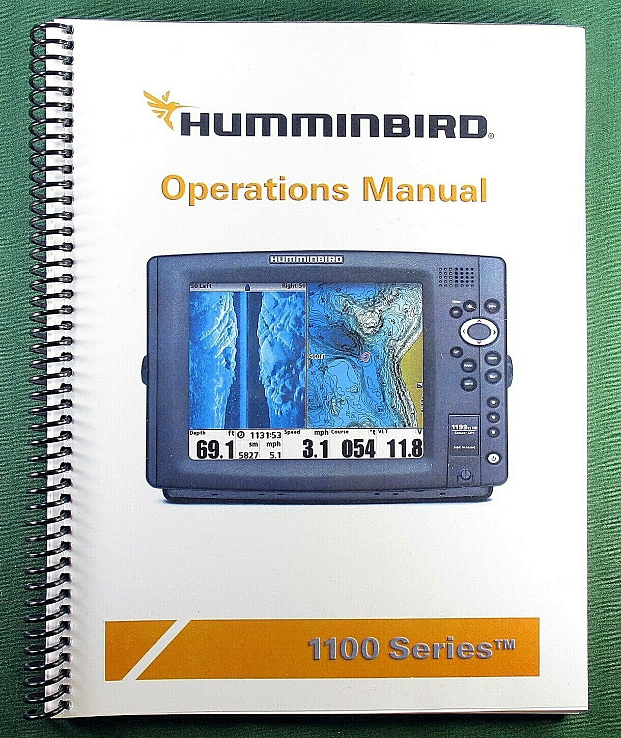 Humminbird 1100 Series Instruction Manual: Full Color & Protective Covers