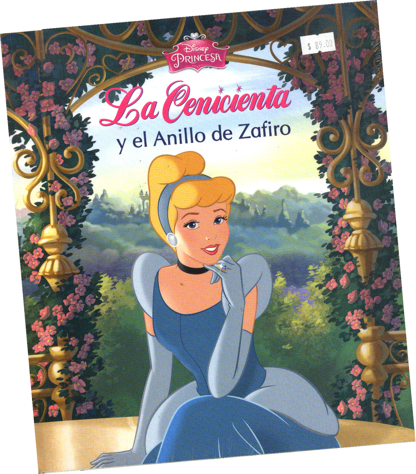 LIBRO DISNEY PRINCESA “LA CENICIENTA Y EL ANILLO DE ZAFIRO”, EN ESPAÑOL